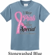 Breast Cancer Awareness Pink For Someone Special Kids Shirt