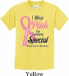 Breast Cancer Awareness Pink For Someone Special Kids Shirt