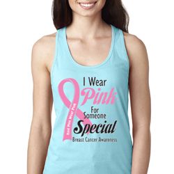 Breast Cancer Awareness Pink For Someone Special Ladies Ideal Tank Top