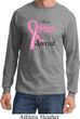 Breast Cancer Awareness Pink For Someone Special Long Sleeve Shirt