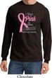 Breast Cancer Awareness Pink For Someone Special Long Sleeve Shirt