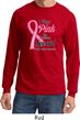 Breast Cancer Awareness Pink For Someone Special Long Sleeve Shirt
