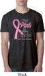 Breast Cancer Awareness Pink For Someone Special Mens Burnout Shirt