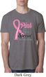 Breast Cancer Awareness Pink For Someone Special Mens Burnout Shirt