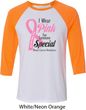 Breast Cancer Awareness Pink For Someone Special Mens Raglan Shirt