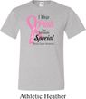 Breast Cancer Awareness Pink For Someone Special Mens Tall Shirt