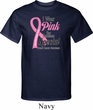Breast Cancer Awareness Pink For Someone Special Mens Tall Shirt