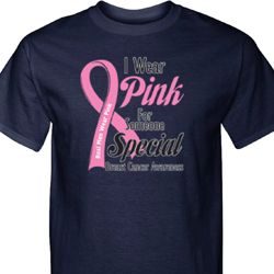 Breast Cancer Awareness Pink For Someone Special Mens Tall Shirt
