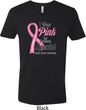 Breast Cancer Awareness Pink For Someone Special Mens V-Neck Shirt