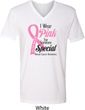 Breast Cancer Awareness Pink For Someone Special Mens V-Neck Shirt