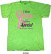 Breast Cancer Awareness Pink For Someone Special Mineral Tie Dye Shirt