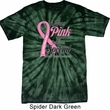 Breast Cancer Awareness Pink For Someone Special Spider Tie Dye Shirt
