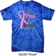 Breast Cancer Awareness Pink For Someone Special Spider Tie Dye Shirt
