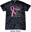 Breast Cancer Awareness Pink For Someone Special Spider Tie Dye Shirt