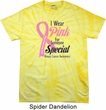 Breast Cancer Awareness Pink For Someone Special Spider Tie Dye Shirt