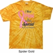 Breast Cancer Awareness Pink For Someone Special Spider Tie Dye Shirt