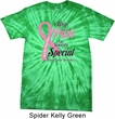 Breast Cancer Awareness Pink For Someone Special Spider Tie Dye Shirt