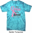 Breast Cancer Awareness Pink For Someone Special Spider Tie Dye Shirt
