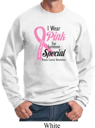 Breast Cancer Awareness Pink For Someone Special Sweatshirt