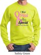Breast Cancer Awareness Pink For Someone Special Sweatshirt