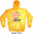 Breast Cancer Awareness Pink For Someone Special Tie Dye Hoodie