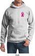 Breast Cancer Awareness Pink Ribbon Pin Pocket Print Hoodie