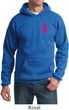 Breast Cancer Awareness Pink Ribbon Pin Pocket Print Hoodie