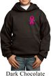 Breast Cancer Awareness Pink Ribbon Pin Pocket Print Kids Hoody
