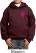 Breast Cancer Awareness Pink Ribbon Pin Pocket Print Kids Hoody