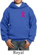 Breast Cancer Awareness Pink Ribbon Pin Pocket Print Kids Hoody