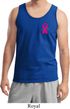 Breast Cancer Awareness Pink Ribbon Pin Pocket Print Mens Tank Top