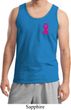 Breast Cancer Awareness Pink Ribbon Pin Pocket Print Mens Tank Top