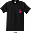 Breast Cancer Awareness Pink Ribbon Pin Pocket Print Pocket Shirt