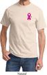Breast Cancer Awareness Pink Ribbon Pin Pocket Print Shirt