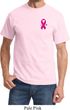 Breast Cancer Awareness Pink Ribbon Pin Pocket Print Shirt