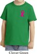 Breast Cancer Awareness Pink Ribbon Pin Pocket Print Toddler Shirt