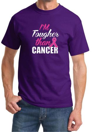 Breast Cancer Awareness Shirt Tougher Than Cancer Tee T-Shirt