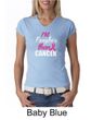 Breast Cancer Awareness Shirt Tougher Than Cancer  V-neck Tee T-Shirt