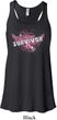 Breast Cancer Awareness Survivor Wings Ladies Flowy Racerback Tanktop