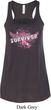 Breast Cancer Awareness Survivor Wings Ladies Flowy Racerback Tanktop