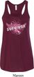 Breast Cancer Awareness Survivor Wings Ladies Flowy Racerback Tanktop