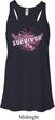 Breast Cancer Awareness Survivor Wings Ladies Flowy Racerback Tanktop