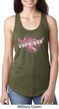 Breast Cancer Awareness Survivor Wings Ladies Ideal Tank Top