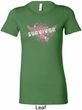 Breast Cancer Awareness Survivor Wings Ladies Longer Length Shirt