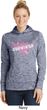 Breast Cancer Awareness Survivor Wings Ladies Moisture Wicking Hoodie