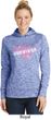 Breast Cancer Awareness Survivor Wings Ladies Moisture Wicking Hoodie