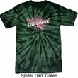 Breast Cancer Awareness Survivor Wings Spider Tie Dye Shirt