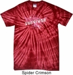 Breast Cancer Awareness Survivor Wings Spider Tie Dye Shirt