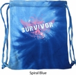 Breast Cancer Awareness Survivor Wings Tie Dye Bag