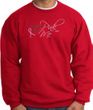 Breast Cancer Awareness Sweatshirt - I Wear Pink For Me Adult Red